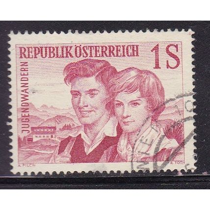 AUSTRIA 1960 YOUTH HOSTEL USED SG1354 #2