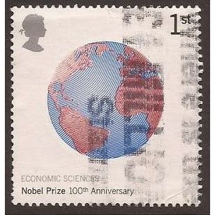 2001, GB, Nobel Prizes, 1st class, Used Stamp, SG 2233