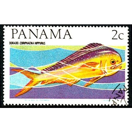 Panama 1965 Marine Life Fish 2c Used Stamp.