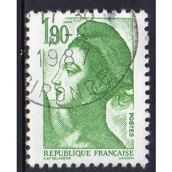 France 1986 Liberty 1.90 Fr Used