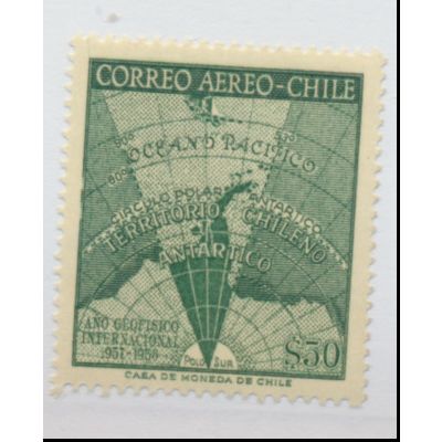 Chile Stamp Scott #C214, Mint Never Hinged