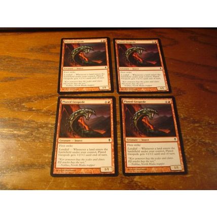 Magic The Gathering, MTG, 11-Cards, 1993-2009, PLATED GEOPEDE, nm