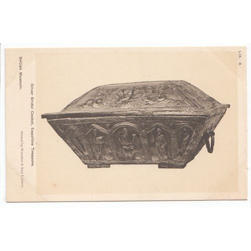 Silver Bridal Casket Esquiline Treasure Postcard LIX8