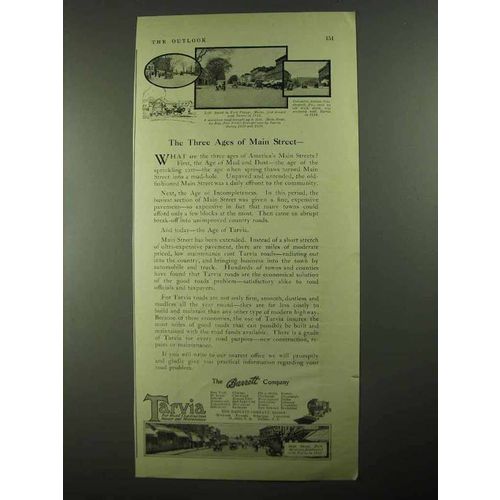1923 Barrett Tarvia Ad - The Three Ages of Main Street