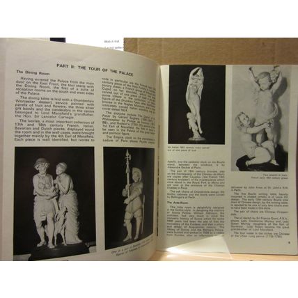 SCONE PALACE. SCOTLAND c. 1973 guide book vgc 1st Capital of Scotland #