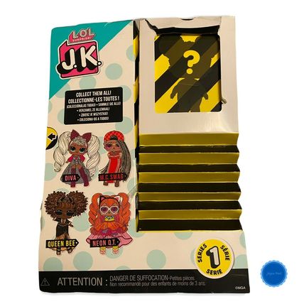 LOL Surprise JK Queen Bee Mini Fashion Doll 15 Surprises Series 1 NIB