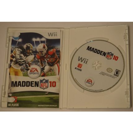 Madden NFL 08 Madden NFL 09 All Play Madden NFL 10 Wii 3 game lot