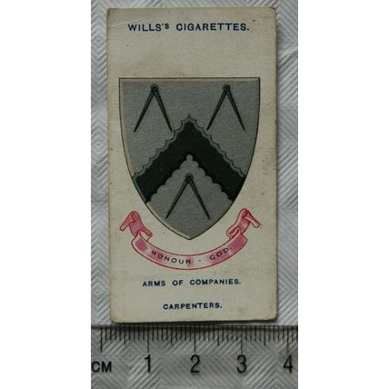 1913 Wills Arms of Companies No. 36 Carpenters' Company
