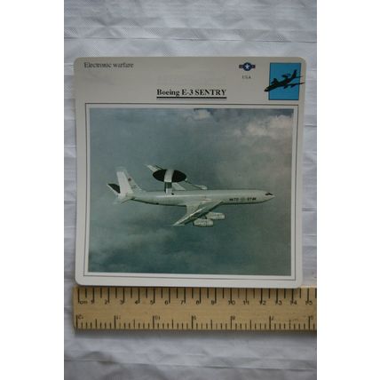 Boeing E-3 Sentry - USA - Electronic Warfare - Collectors Club Card