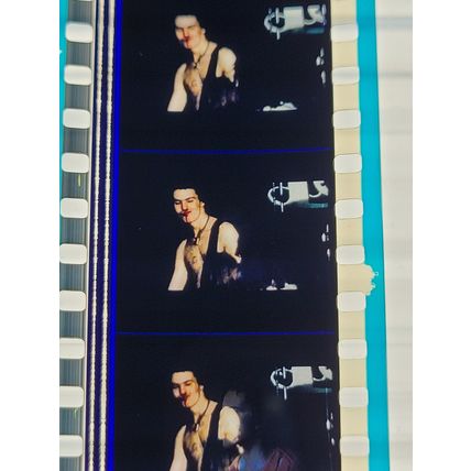 Sex Pistols The Filth & The Fury. Pk XHC - A003c. 1 STRIP OF 5 - 35MM FILM CELLS