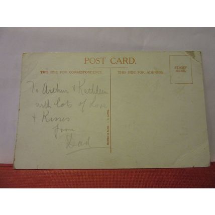 MASCOT'S FOR LIFE, NANETTE ET RINTINTIN dolls used vintage postcard =