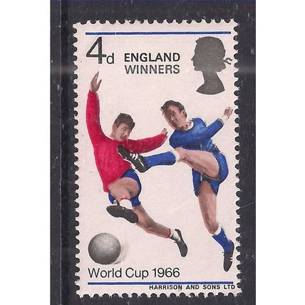GB 1966 QE2 4d Football Cup Winners Umm SG 700 ( G418 )