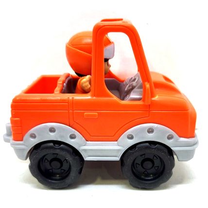 Fisher-Price Little People Orange Jeep Truck Help A Friend Racing 2017 (G4)