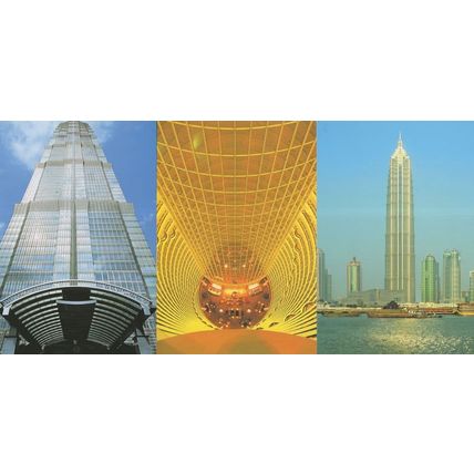 Jin Mao Tower China 3x Postcards incl Amazing Interior