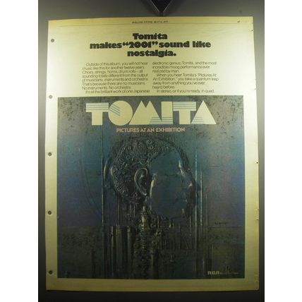 1975 Tomita Pictures at an Exhibition Album Advertisement