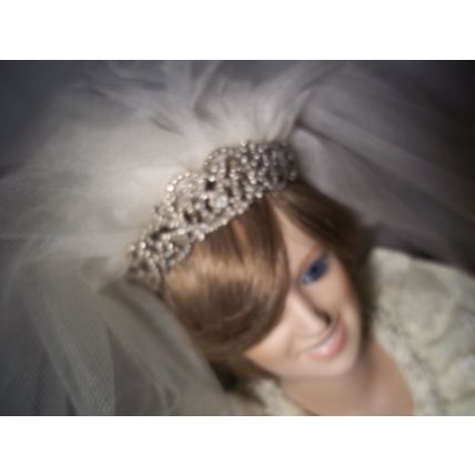 Danbury Mint Princess Diana 21" Porcelain Royalty Wedding Gown Doll*