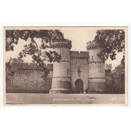 Brancepeth Castle Postcard 1954 Co Durham