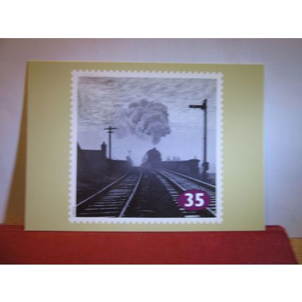 35p STAMP, THE AGE OF STEAM issued 1994 by Royal Mail unused postcard #