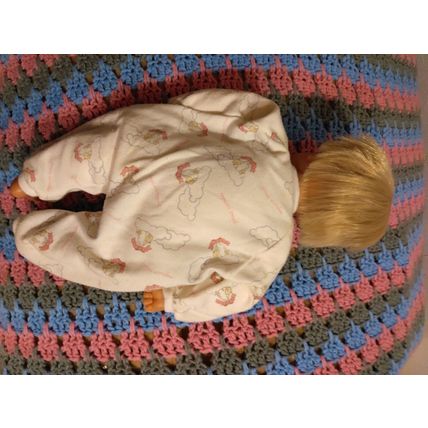 Vintage 2000 Original Lee Middleton Blonde Head Baby Doll Reva Schick Life Like