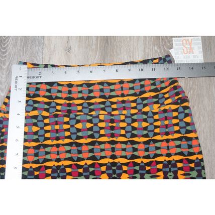 Womens Pencil Skirt Size XS LulaRoe Cassie Unique Colorful Pattern knee Length
