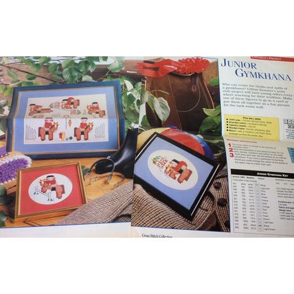 Junior Gymkhana Children's Project Cross Stitch Chart Magazine Chart