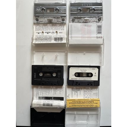 4 X ELVIS PRESLEY UK AUDIO CASSETTES