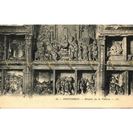 Pontorson, Retable De La Passion, France, 31 LL Postcard