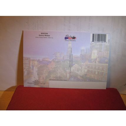 QUINCY MARKET, BOSTON, MASSACHUSETTS, USA unused postcard =