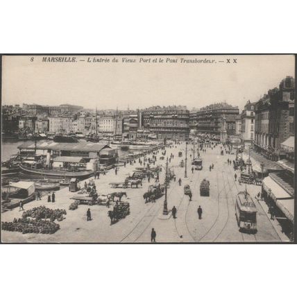 Le Quai de la Fraternité, Marseille, 1917 - Imprimerie Nouvelle Photogr CPA XX8