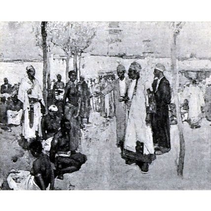 SLAVE MARKET 1893 Frank Brangwyn VICTORIAN PRINT