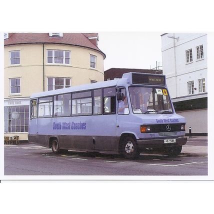 Colour Photo of South West Coaches Ltd. - HEZ 5186 ex. CentreWest London Buses