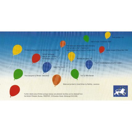 GB 1992 Presentation Pack No. 231 - Single European Market UMM