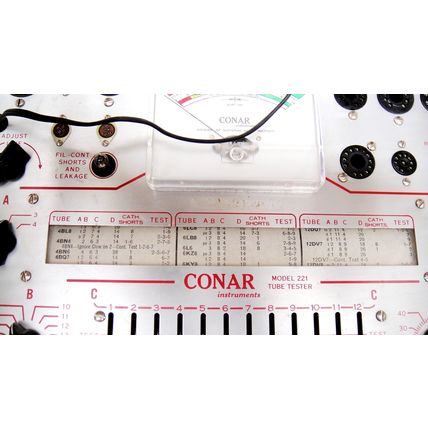 Conar 221 Tube ( Valve ) Tester