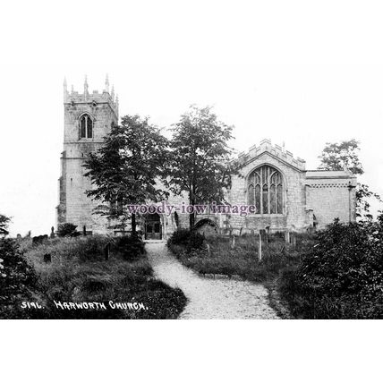 pu3549 - Notts - All Saints Church & Cemetery, Harworth Bircotes- print 6x4
