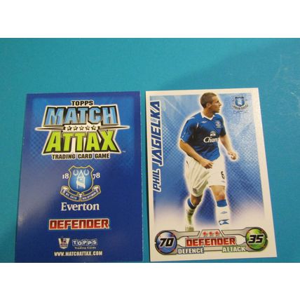Phil Jagielka - Everton - Match Attax 2008/09 Football Card