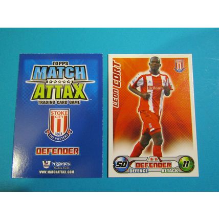 Leon Cort - Stoke City - Match Attax 2008/09 Football Card