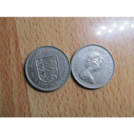 Jersey 1980 Elizabeth ll 5p Coin