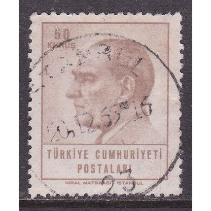 Turkey 1964 Kemel Ataturk 50k Fine Used SG 2079 VGC