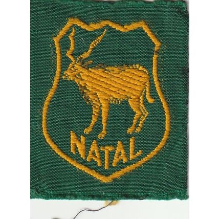 Scout Badge South Africa - Natal - Ribbon - Used (B1)
