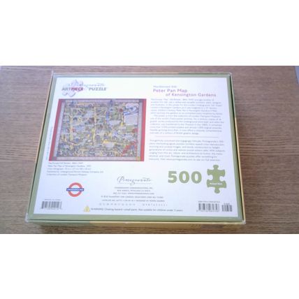 PETER PAN MAP OF KENSINGTON GARDENS Jigsaw Puzzle (500 Piece) Pomegranate