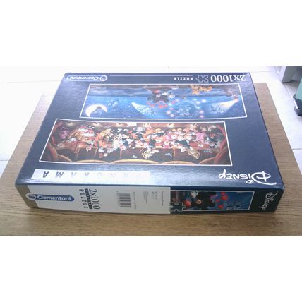 DISNEY Panorama Jigsaw Puzzles (2 x 1000 Pieces) Clementoni