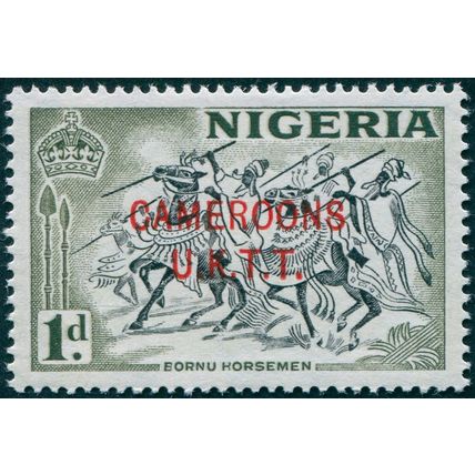 Cameroons Trust Territory 1960 1d black & bronze-green SGT2 unused