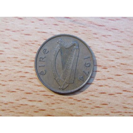Ireland 1974 1p Coin