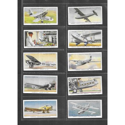 PLAYERS - 4 Complete Sets Aircraft and Motor Cars.