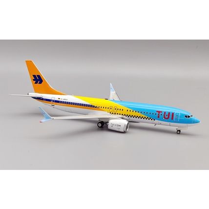 B737-8 MAX TUIFLY REG: D-AMAH WITH STAND - JFOX MODELS JF-737-8M-010 1/200