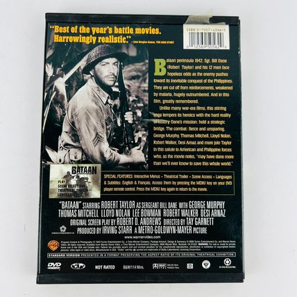 Bataan DVD George Murphy, Lee Bowman, Lloyd Nolan, Robert Taylor Thomas Mitchell