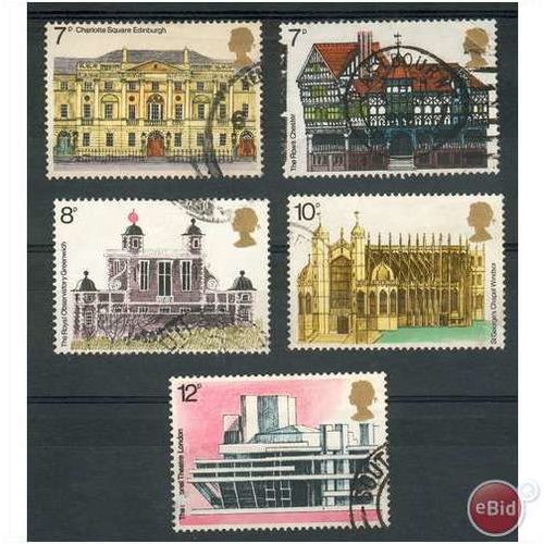 GB 1975 - SG 975/9 - European Architectural Heritage Year set - used