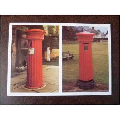Doric Column pillar boxes 1981 MPB 6 Postcard FDI Postal History Warwick Malvern