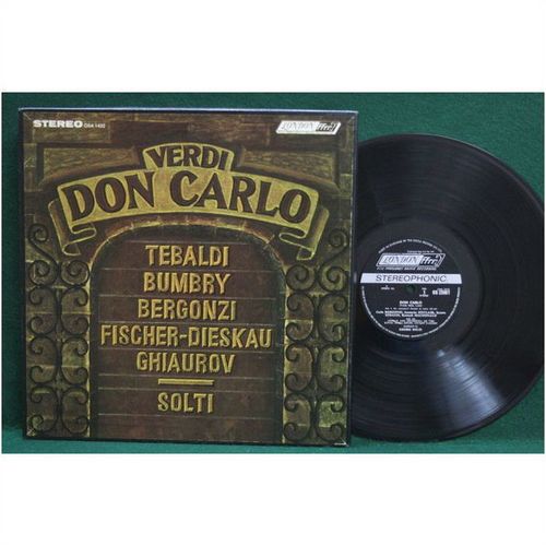 Solti/Tebaldi/Bumbry - Verdi: Don Carlo - 4LP - OSA 1432 - NM