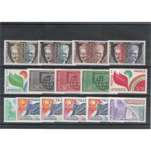 France LOT 2 UNESCO NEUF **